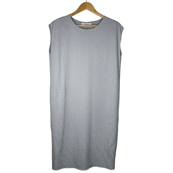 MM LaFleur Nanette Dress Vine Jacquard Light Gray Size S - Picture 2 of 9